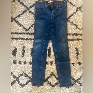 Madewell Dark Blue Skinny Jeans